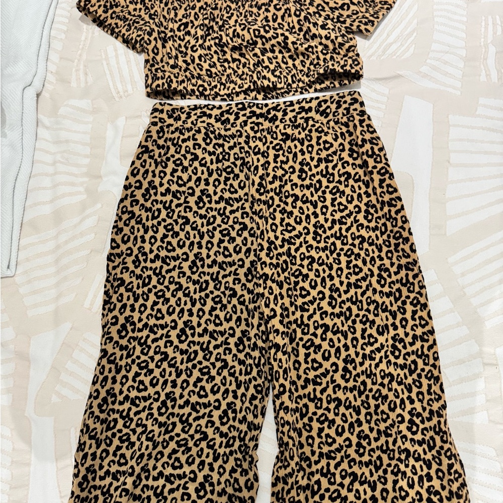 Forever 21 Animal Print Jumpsuit